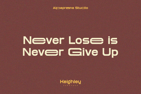 Keighley - Sans Serif Font Font Alpaprana Studio 