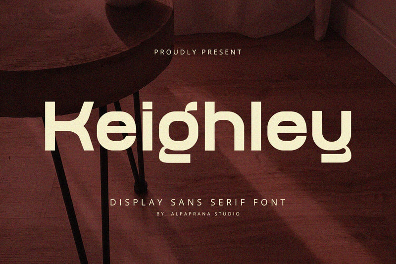 Keighley - Sans Serif Font Font Alpaprana Studio 