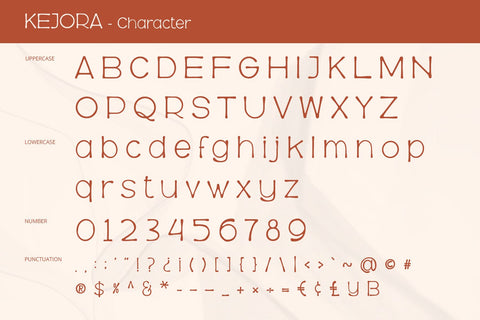 Kejora - Sans Serif Font Alpaprana Studio 