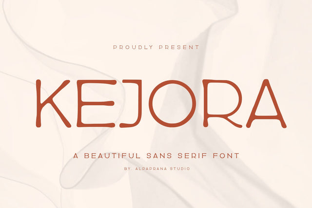 Kejora - Sans Serif Font Alpaprana Studio 