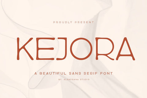 Kejora - Sans Serif Font Alpaprana Studio 