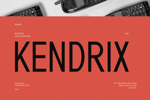 Kendrix - Modern Sans Serif Font studioalmeera 
