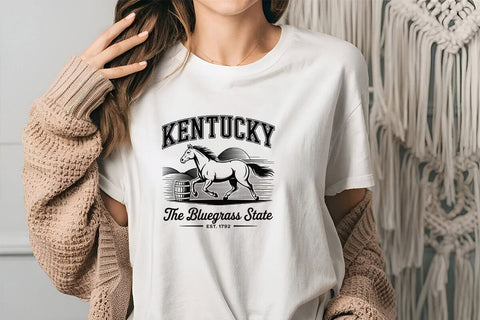 Kentucky The Bluegrass State Est. 1792 SVG Angelina750 