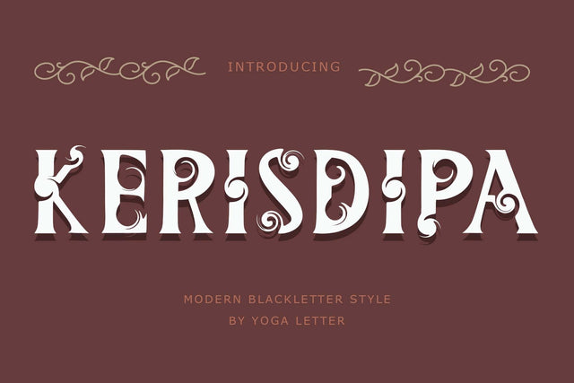 Kerisdipa Font Prasetya Letter 