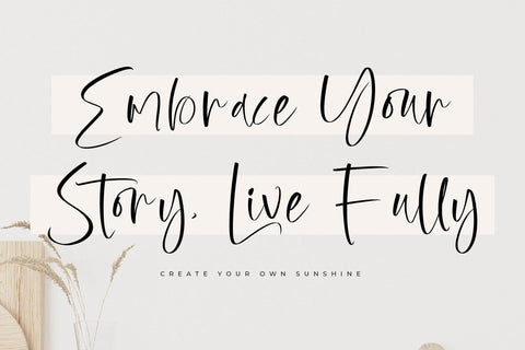 Ketalyst Midnight - Handwritten Script Font Font Letterena Studios 