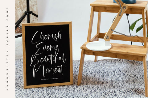 Ketalyst Midnight - Handwritten Script Font Font Letterena Studios 