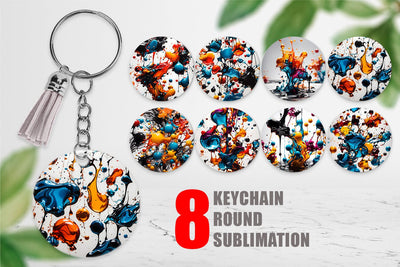 Keychain 3D Ink Liquid Sublimation artnoy 