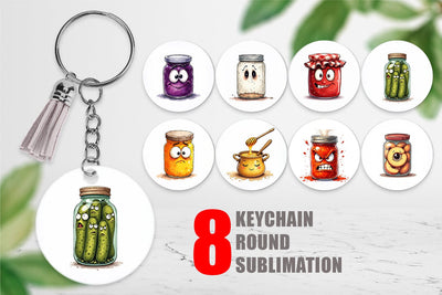 Keychain Aggressive Preserves Sublimation artnoy 