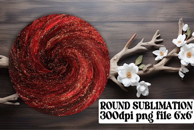 Keychain and Coaster Set with Elegant Sparkle Sublimation Sublimation afrosvg 