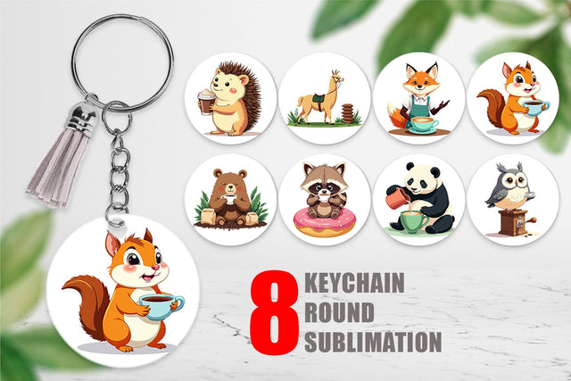 Keychain Animal Finest Brew Sublimation artnoy 