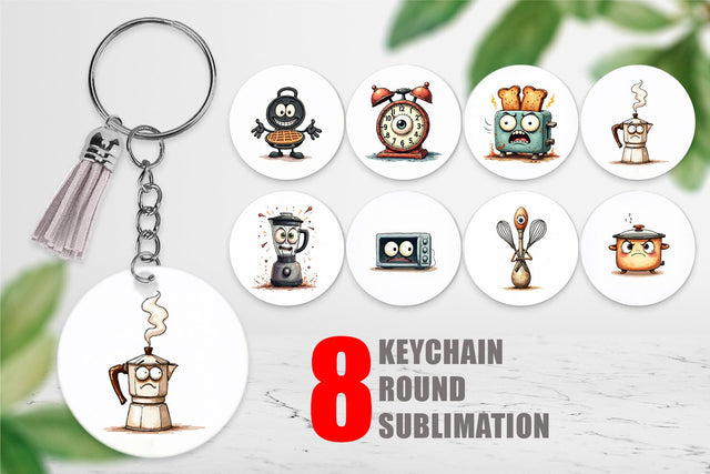 Keychain Annoyed Appliances Sublimation artnoy 