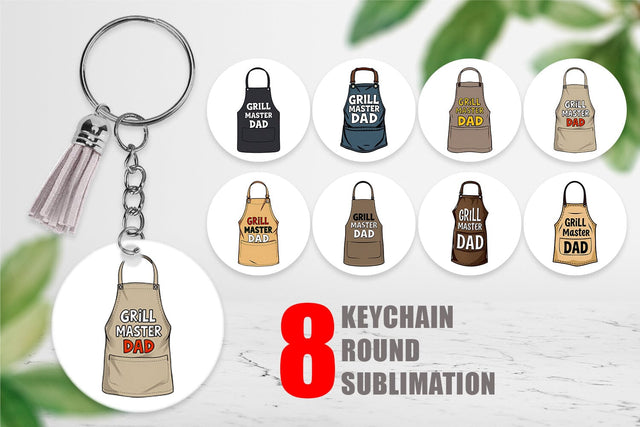 Keychain Apron Sublimation artnoy 