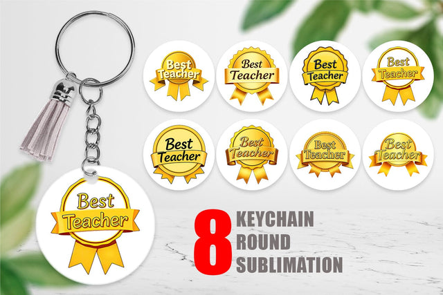Keychain Award Ribbon Sublimation artnoy 