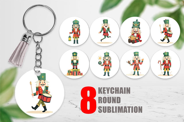 Keychain Baby Nutcracker Fun Sublimation artnoy 