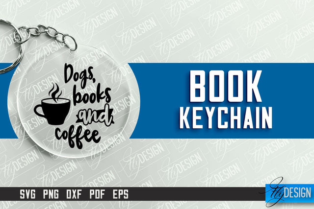 Keychain Book | Round Keychain Designs | Quotes SVG SVG Fly Design 