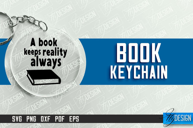 Keychain Book | Round Keychain Designs | Quotes SVG SVG Fly Design 