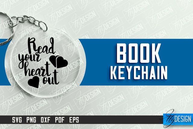 Keychain Book | Round Keychain Designs | Quotes SVG SVG Fly Design 