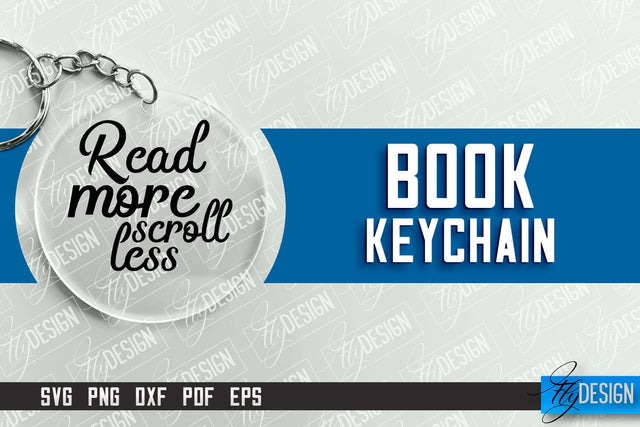 Keychain Book | Round Keychain Designs | Quotes SVG SVG Fly Design 