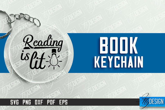 Keychain Book | Round Keychain Designs | Quotes SVG SVG Fly Design 