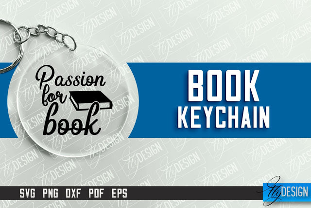 Keychain Book | Round Keychain Designs | Quotes SVG SVG Fly Design 