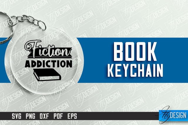Keychain Book | Round Keychain Designs | Quotes SVG SVG Fly Design 