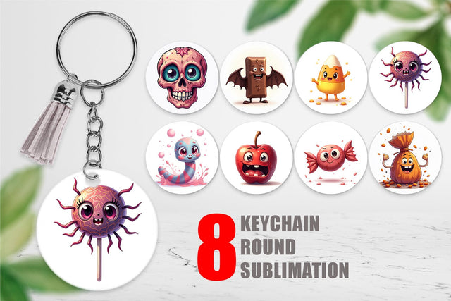 Keychain Candy Surreals Sublimation artnoy 