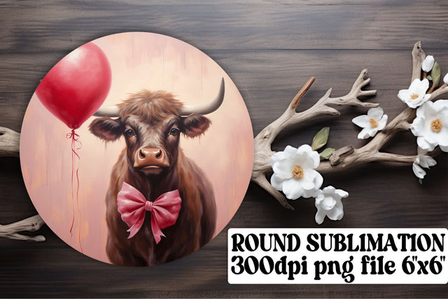 Keychain & Car Coaster Sublimation: Cute Animal Balloons Sublimation afrosvg 