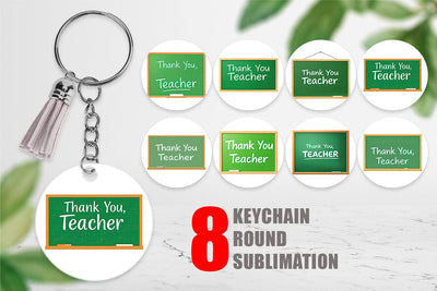 Keychain Chalkboard Sublimation artnoy 