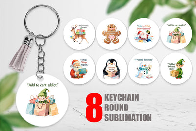 Keychain Consumerism Satire Sublimation artnoy 