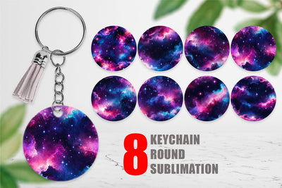 Keychain Cosmic Glow Sublimation artnoy 
