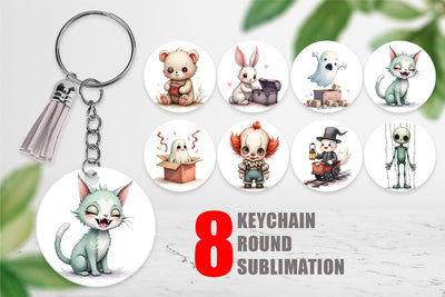 Keychain Cursed Toybox Sublimation artnoy 
