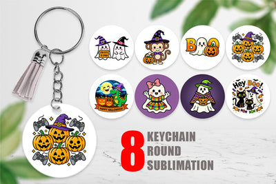 Keychain Cute Characters Sublimation artnoy 
