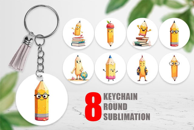 Keychain Eager Pencil Sublimation artnoy 