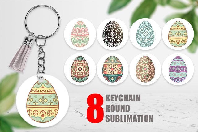 Keychain Easter Egg Sublimation artnoy 