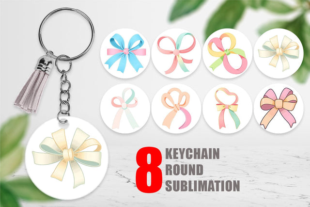Keychain Easter Ribbon Sublimation artnoy 