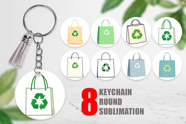 Keychain Eco Bag Sublimation artnoy 