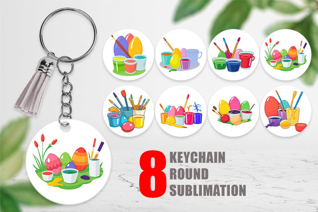 Keychain Egg Dye Kit Sublimation artnoy 