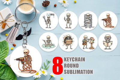 Keychain Failed DIY Dad Bone Watercolor Sublimation artnoy 