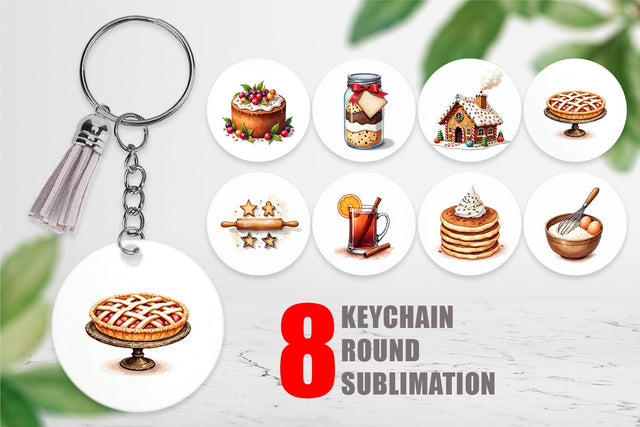Keychain Farmhouse Kitchen Sublimation artnoy 