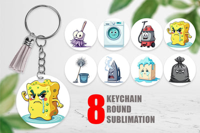 Keychain Grumpy Household Sublimation artnoy 