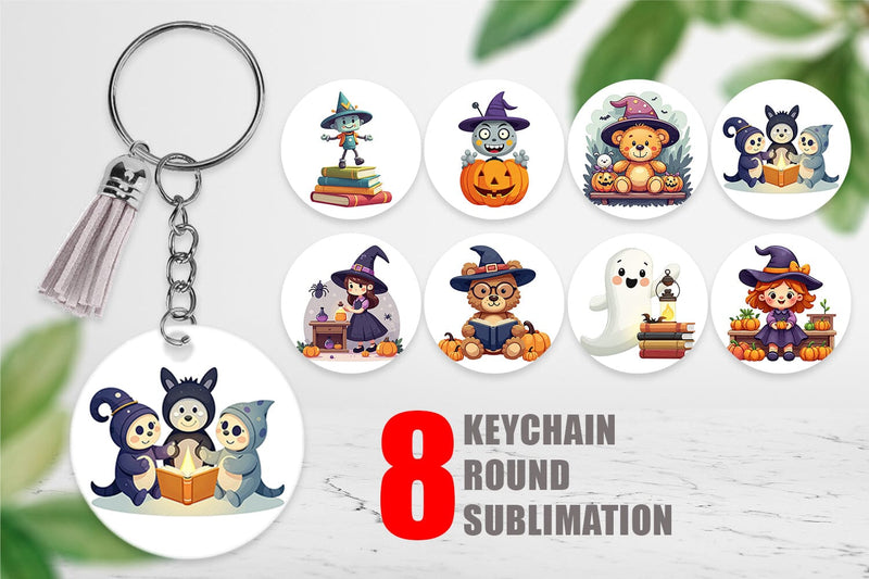 Keychain Haunted Toy Shop Sublimation artnoy 
