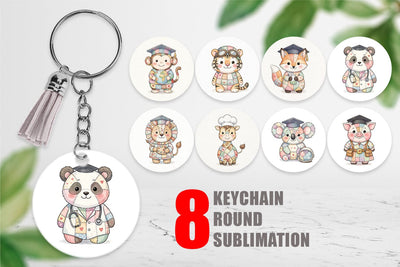 Keychain Innocent Future Career Patchwork Sublimation artnoy 