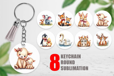 Keychain Kindred Ribbons Sublimation artnoy 