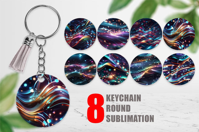 Keychain Light Motion Pattern Sublimation artnoy 