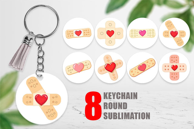 Keychain Medical Bandage Sublimation artnoy 