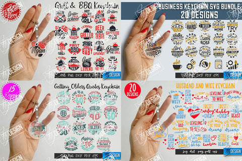 Keychain Mega Bundle SVG | Bestsellers Keychain SVG | Funny Quotes | Sarcastic Sayings SVG Fly Design 