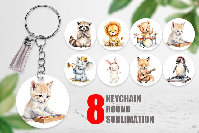 Keychain Melody Baby Beats Sublimation artnoy 