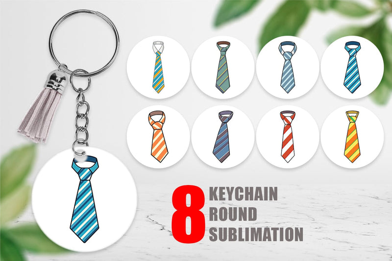 Keychain Necktie Sublimation artnoy 