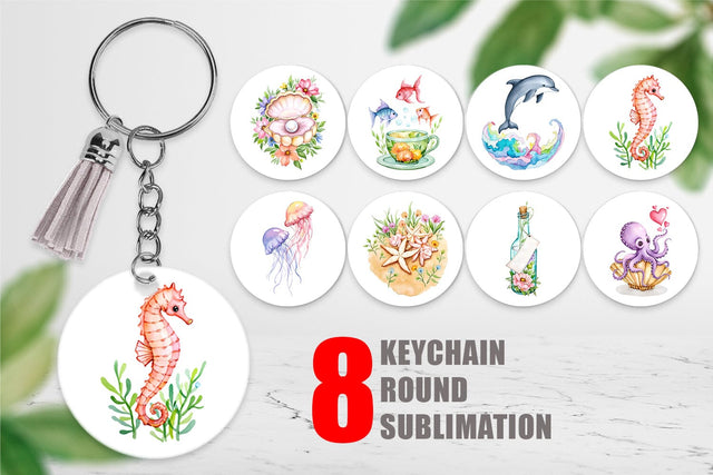 Keychain Ocean Dreams Sublimation artnoy 