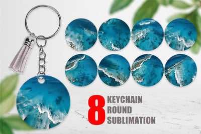 Keychain Ocean Surface Sublimation artnoy 